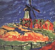 Erich Heckel Windmill,Dangast (nn03) oil painting picture wholesale